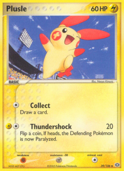 Plusle - pokemon TCG Card