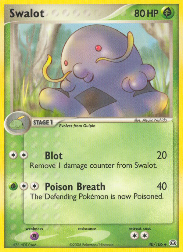 Swalot - Pokémon TCG Card
