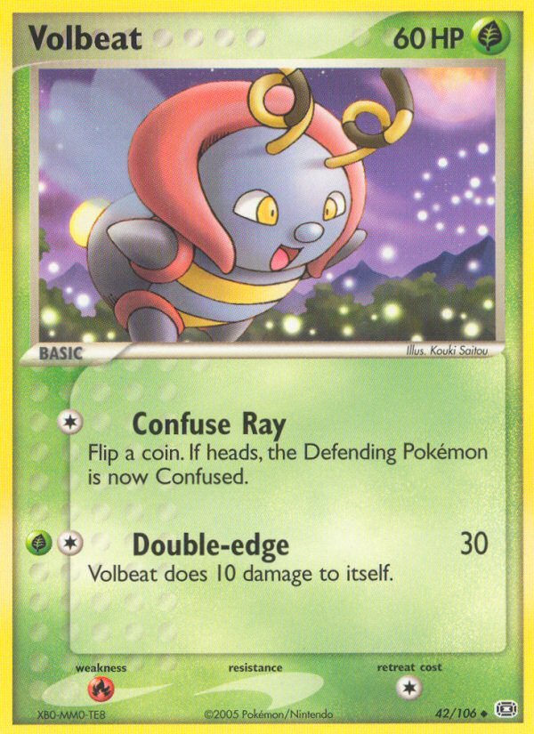 Volbeat - Pokémon TCG Card