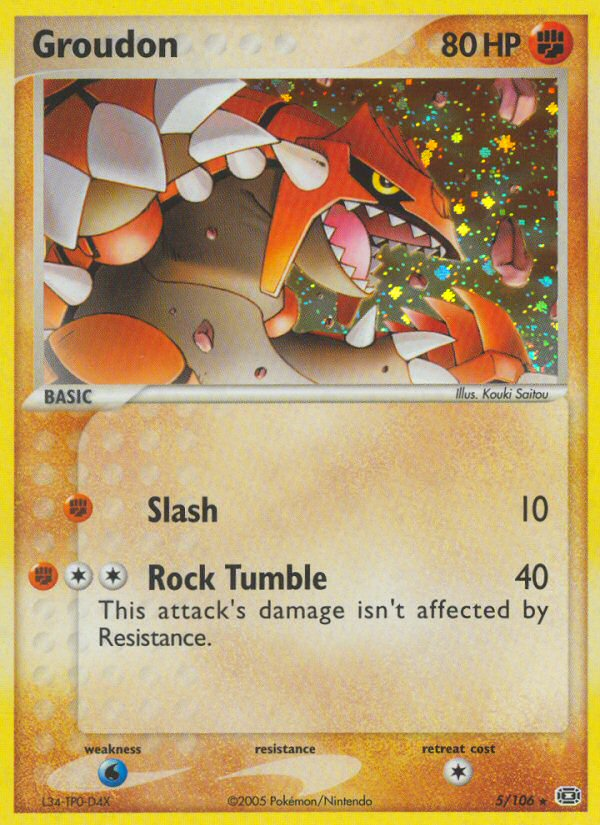 Groudon - Pokémon TCG Card