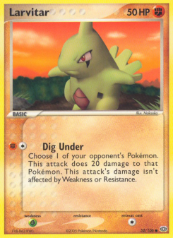 Larvitar - pokemon TCG Card
