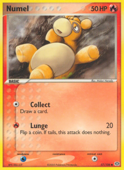Numel - pokemon TCG Card
