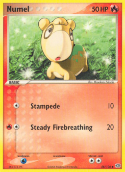 Numel - pokemon TCG Card