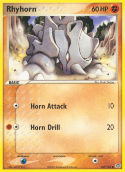 Rhyhorn - pokemon TCG Card