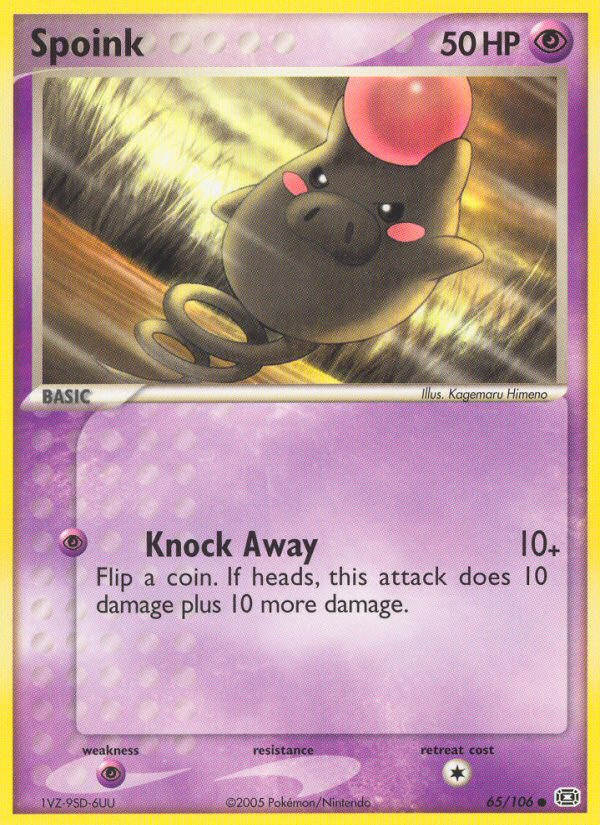Spoink - Pokémon TCG Card