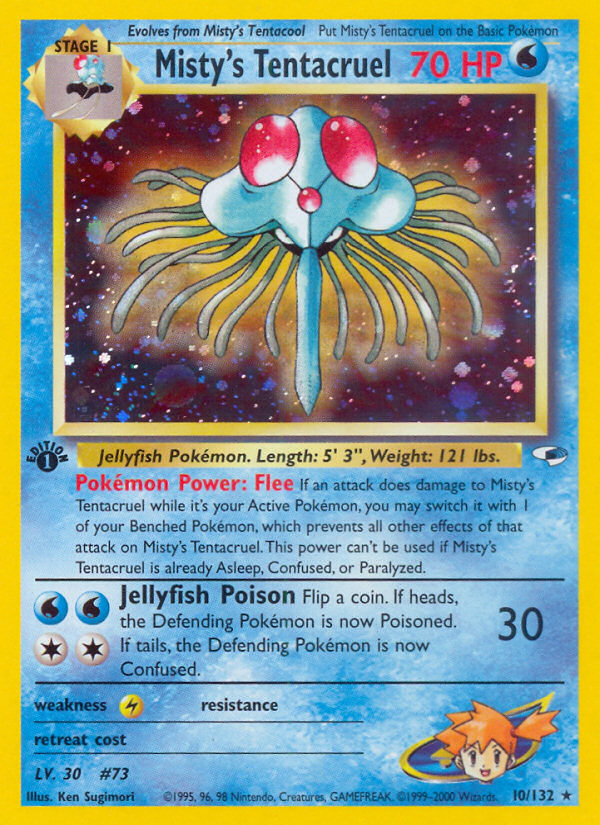 Misty's Tentacruel - Pokémon TCG Card