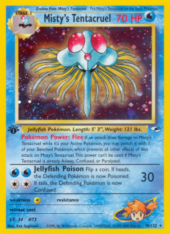 Misty's Tentacruel - pokemon TCG Card