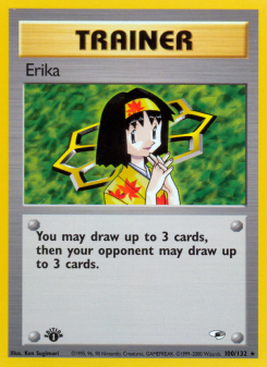 Erika - pokemon TCG Card