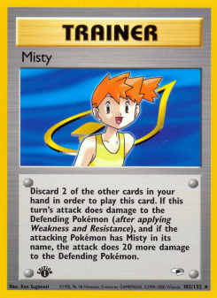 Misty - pokemon TCG Card