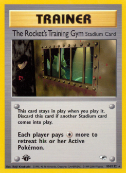 The Rocket's Training Gym - pokemon TCG Card