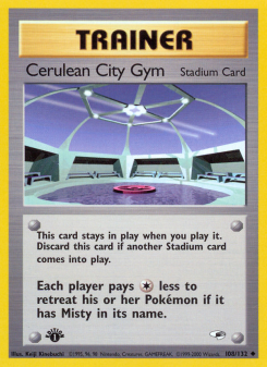 Cerulean City Gym - pokemon TCG Card