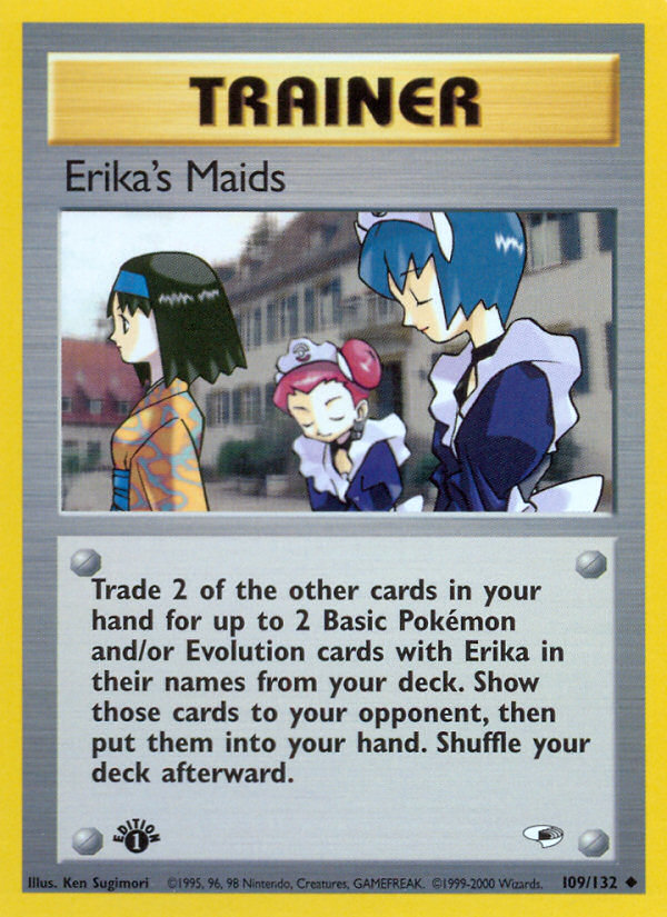 Erika's Maids - Pokémon TCG Card