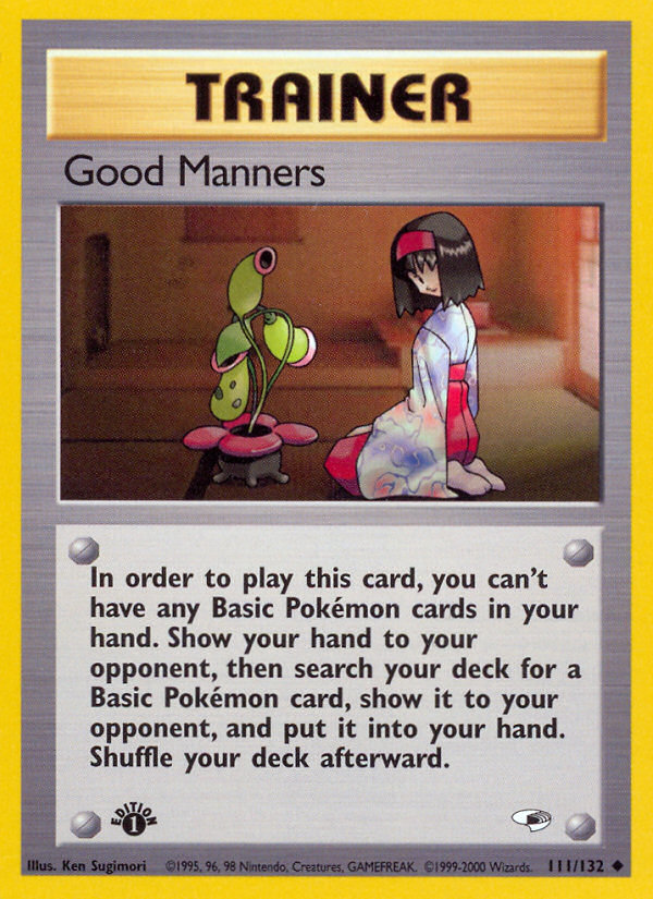 Good Manners - Pokémon TCG Card