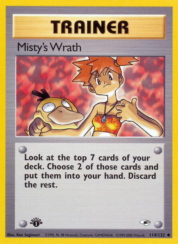 Misty's Wrath - Pokémon TCG Card