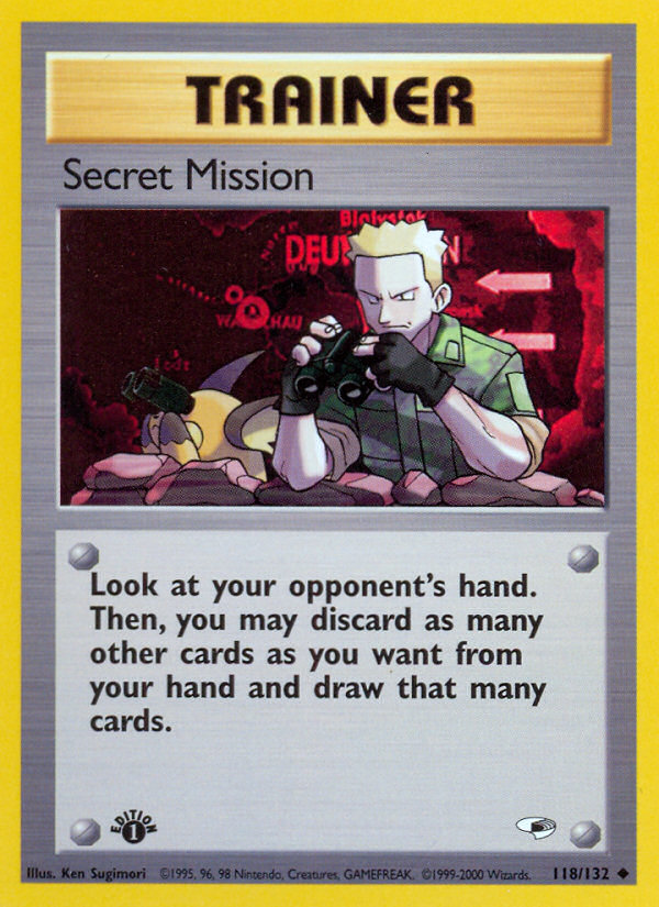Secret Mission - Pokémon TCG Card