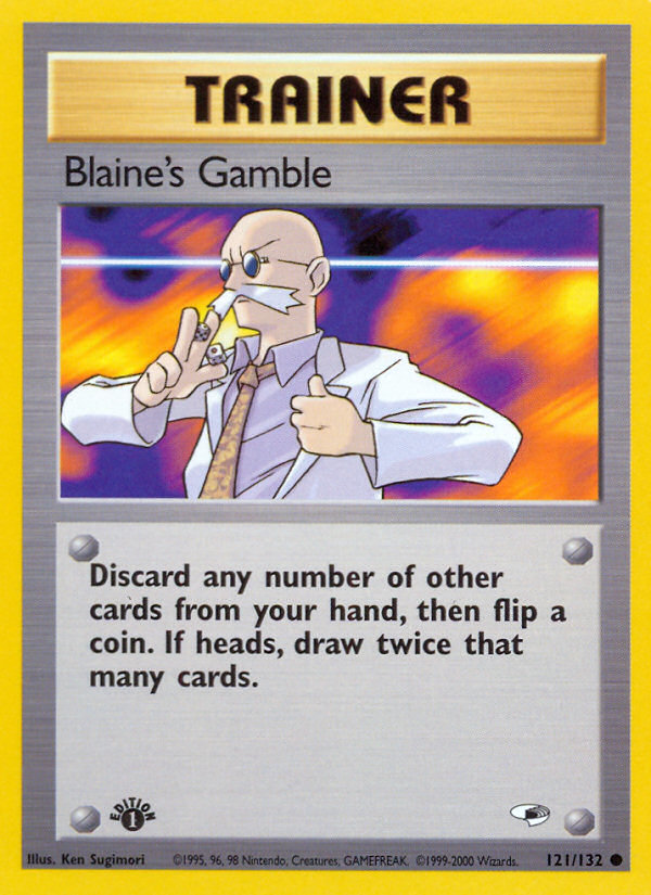 Blaine's Gamble - Pokémon TCG Card