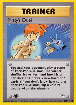 Misty's Duel - pokemon TCG Card