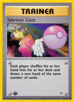 Sabrina's Gaze - pokemon TCG Card