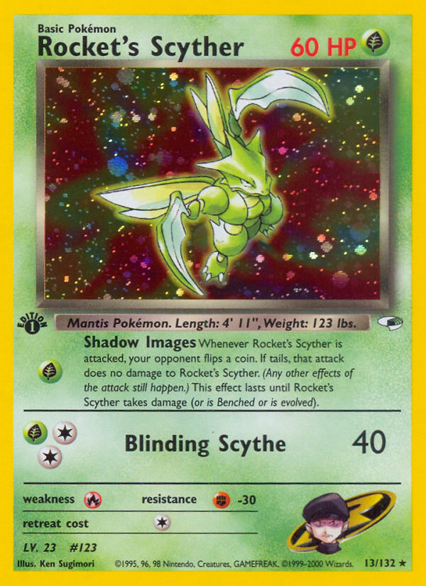 Rocket's Scyther - Pokémon TCG Card