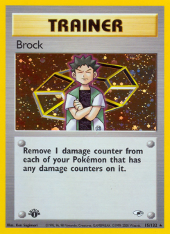 Brock - pokemon TCG Card