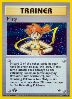 Misty - pokemon TCG Card