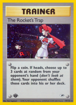 The Rocket's Trap - pokemon TCG Card