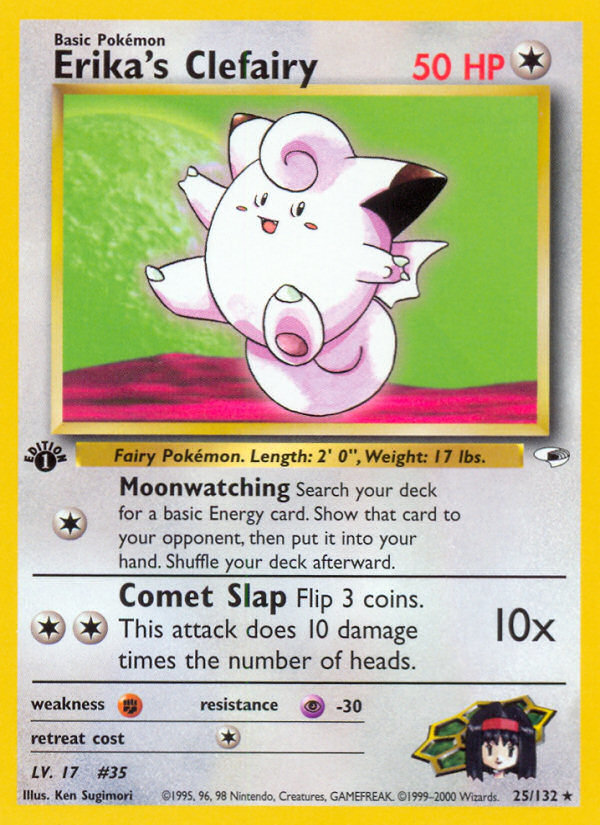 Erika's Clefairy - Pokémon TCG Card