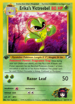 Erika's Victreebel - pokemon TCG Card
