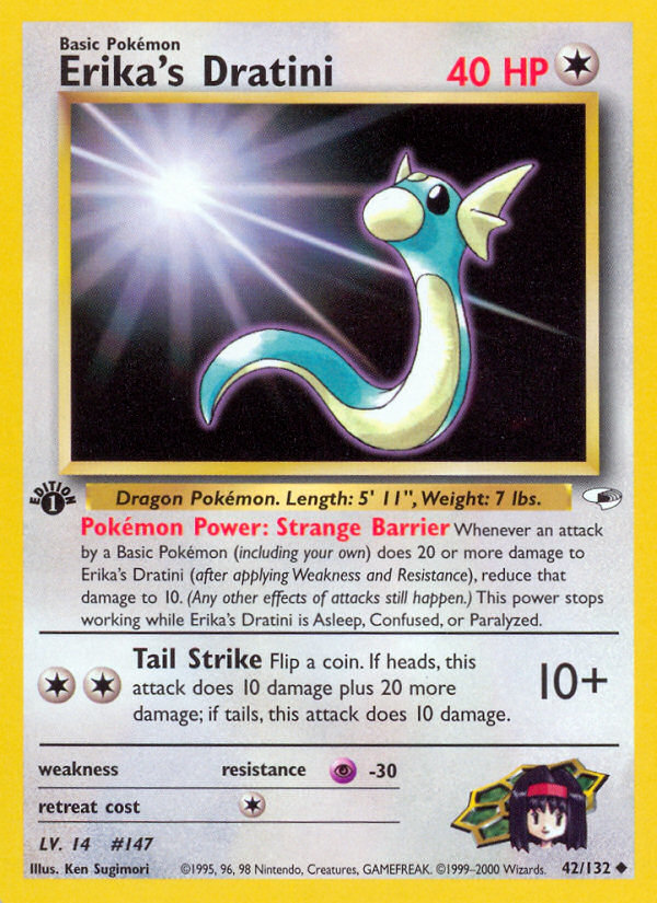 Erika's Dratini - Pokémon TCG Card