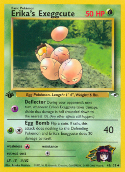 Erika's Exeggcute - pokemon TCG Card