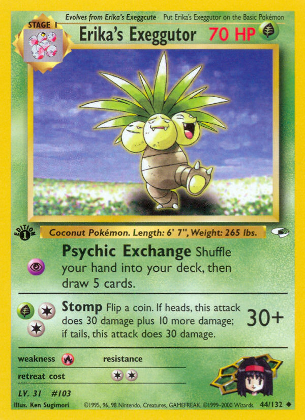 Erika's Exeggutor - Pokémon TCG Card