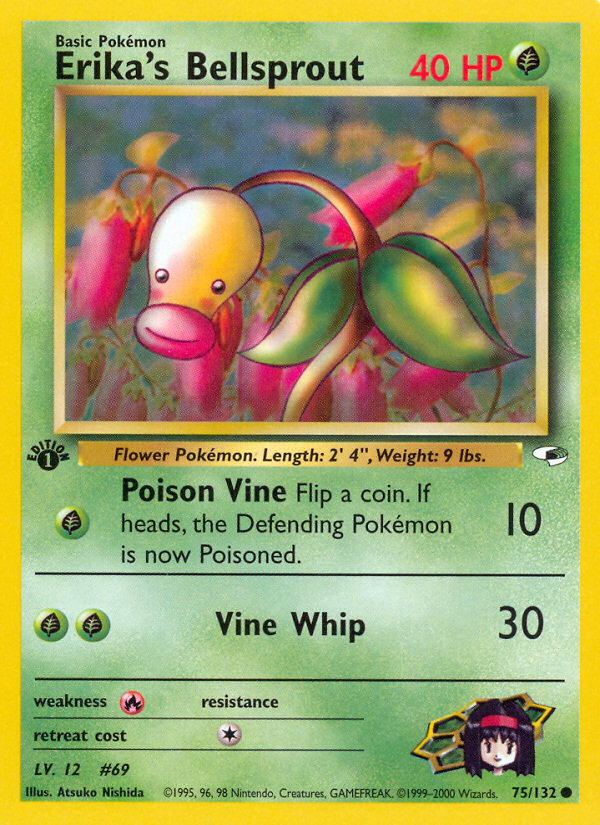Erika's Bellsprout - Pokémon TCG Card