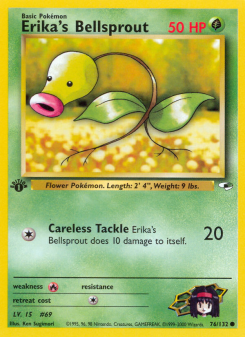 Erika's Bellsprout - pokemon TCG Card