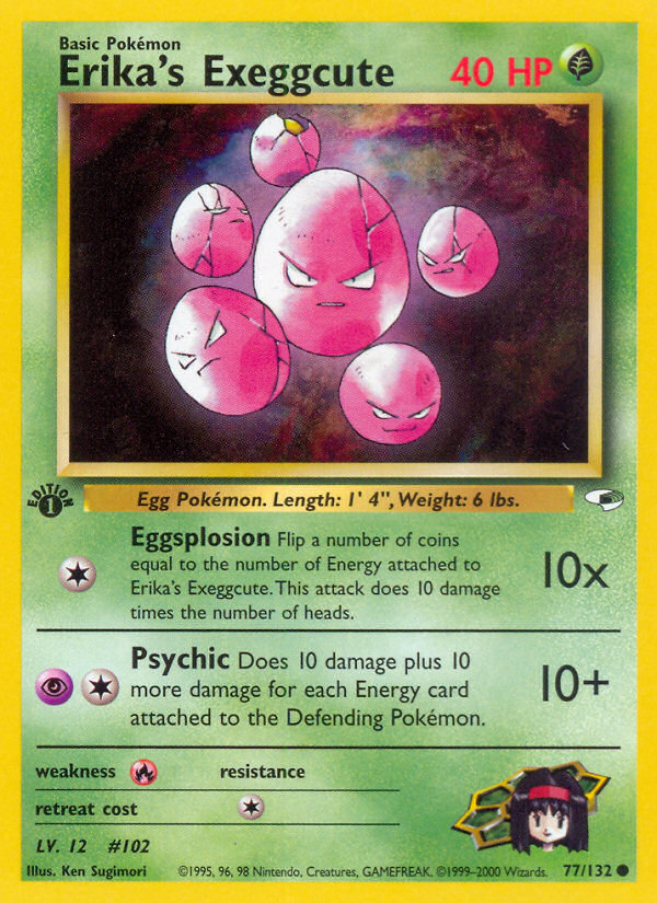 Erika's Exeggcute - Pokémon TCG Card
