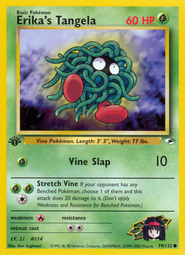 Erika's Tangela - Pokémon TCG Card