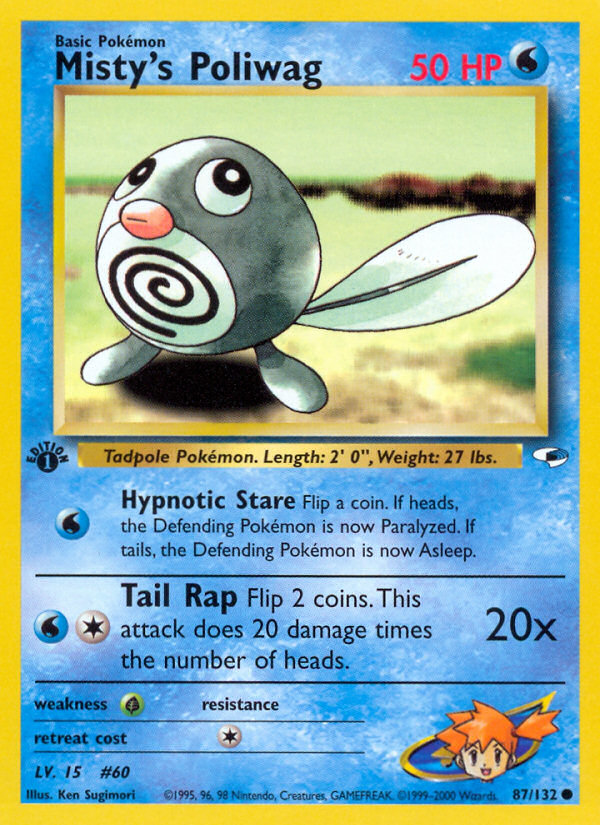 Misty's Poliwag - Pokémon TCG Card