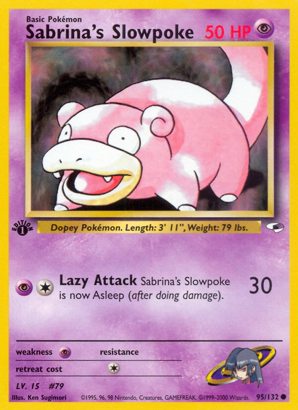 Sabrina's Slowpoke - Pokémon TCG Card