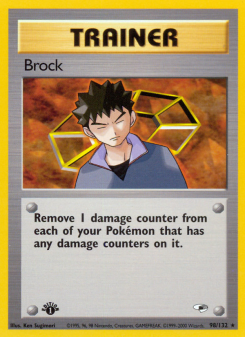 Brock - pokemon TCG Card