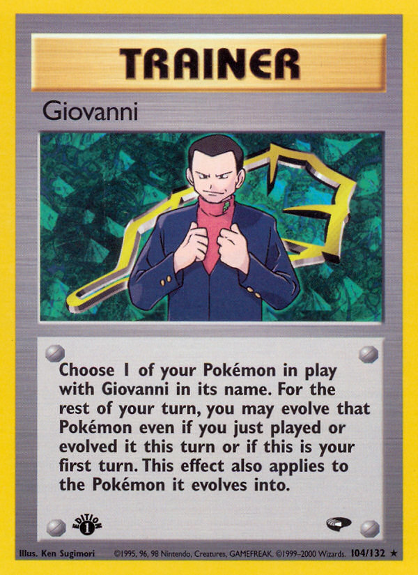 Giovanni - Pokémon TCG Card