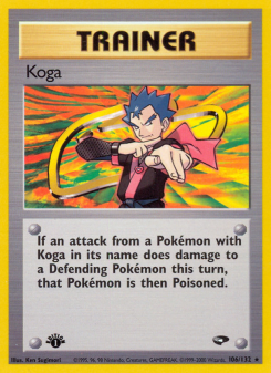 Koga - pokemon TCG Card