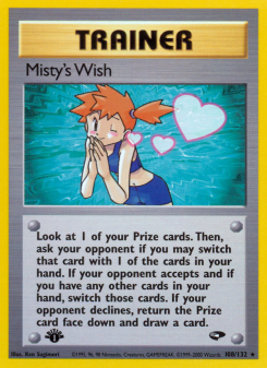 Misty's Wish - pokemon TCG Card
