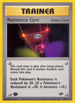 Resistance Gym - pokemon TCG Card