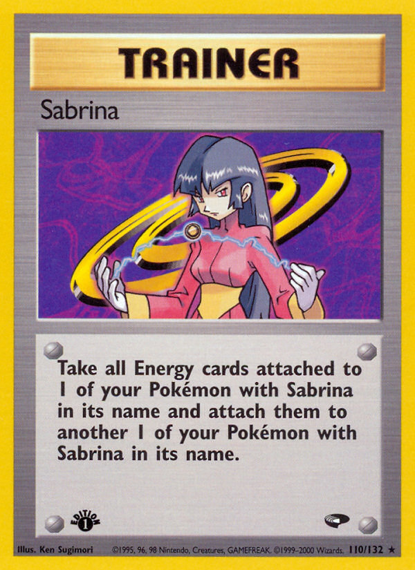 Sabrina - Pokémon TCG Card