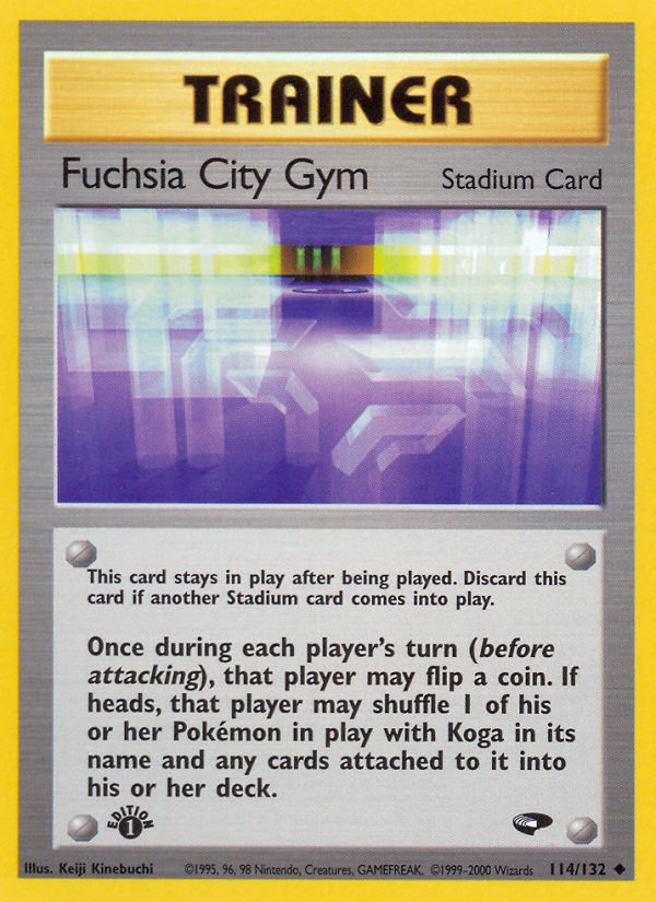 Fuchsia City Gym - Pokémon TCG Card