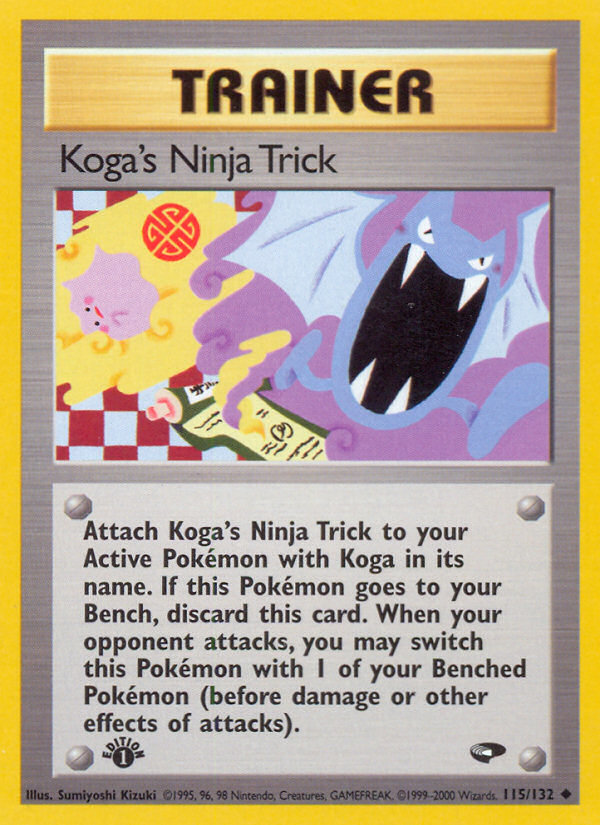 Koga's Ninja Trick - Pokémon TCG Card