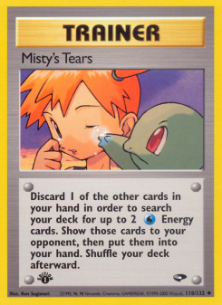 Misty's Tears - pokemon TCG Card