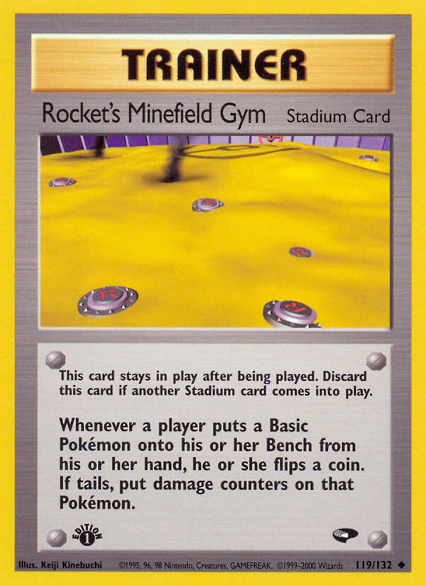 Rocket's Minefield Gym - Pokémon TCG Card