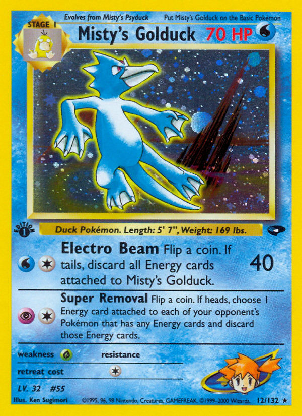 Misty's Golduck - Pokémon TCG Card