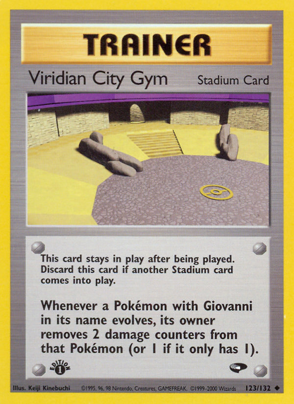 Viridian City Gym - Pokémon TCG Card