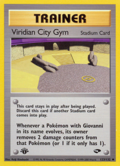 Viridian City Gym - pokemon TCG Card